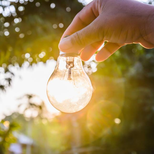 Energy lightbulb image